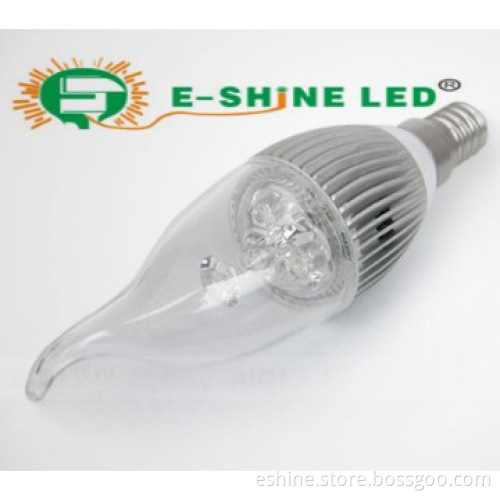 Low price 1W 3W 5W Dimmable LED Candle Light Certificated E14/E27